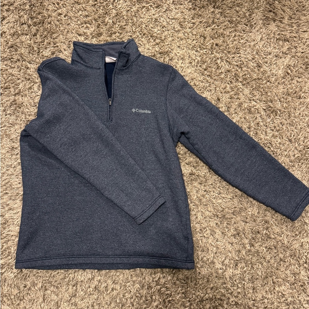 Blue Colombia Quarter Zip M